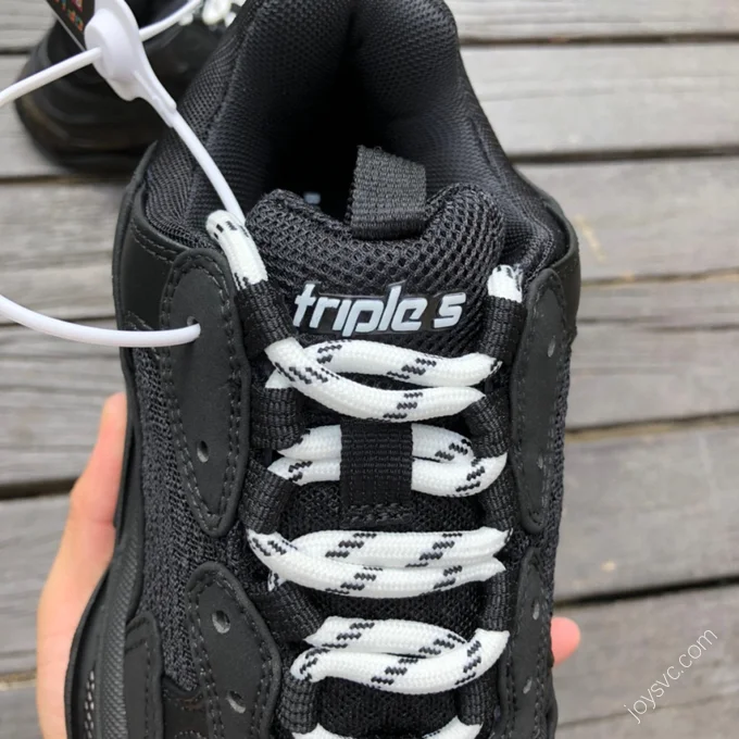 Balenciaga Triple S Clear Sole Black