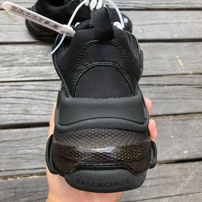 Balenciaga Triple S Clear Sole Black