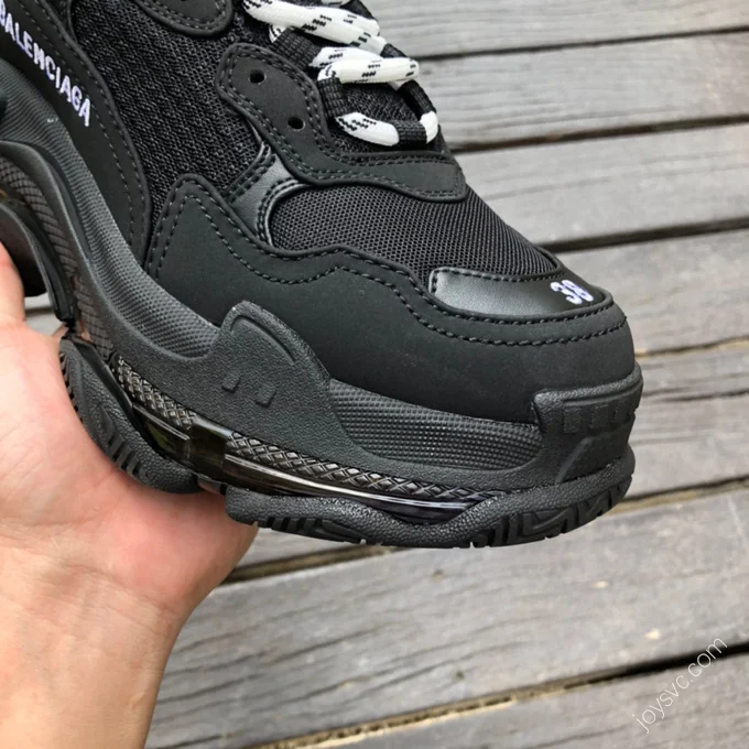 Balenciaga Triple S Clear Sole Black