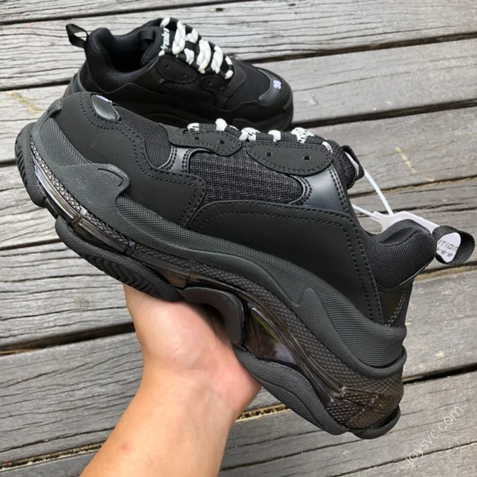 Balenciaga Triple S Clear Sole Black