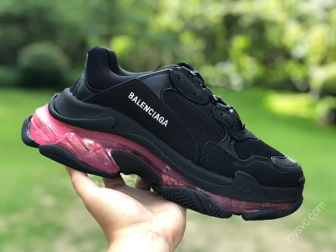 Balenciaga Triple S Clear Sole Pink Black