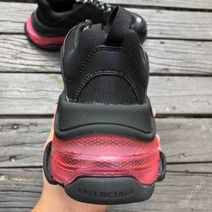 Balenciaga Triple S Clear Sole Pink Black