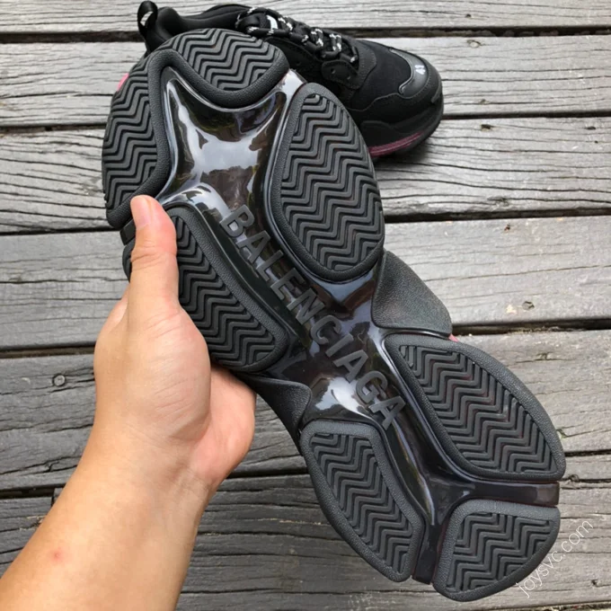 Balenciaga Triple S Clear Sole Pink Black