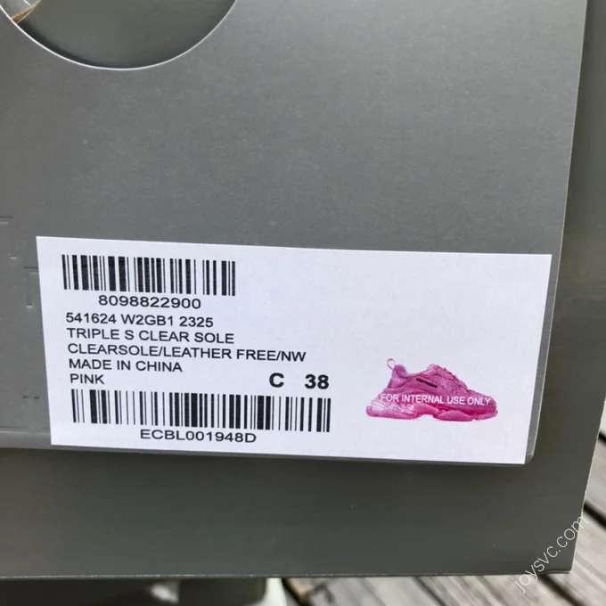 Balenciaga Triple S Clear Sole Pink