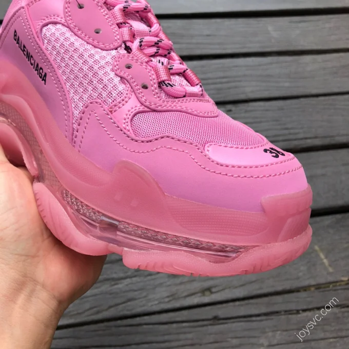 Balenciaga Triple S Clear Sole Pink