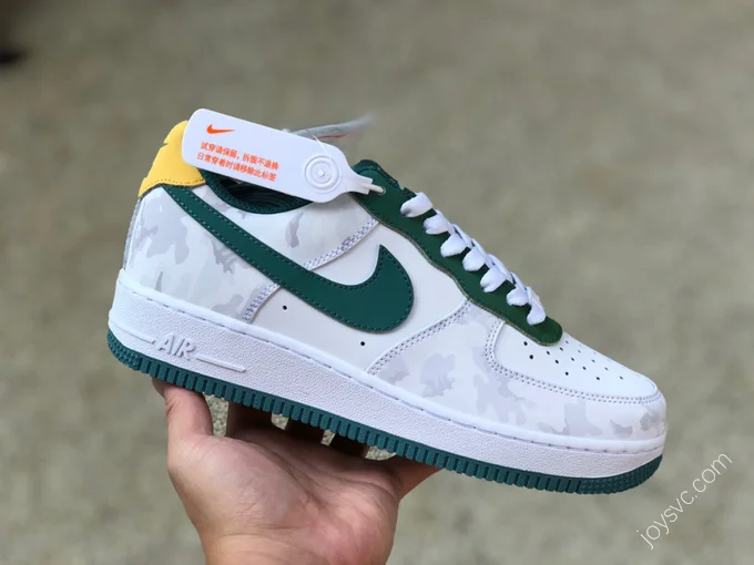 Nike Air Force 1 '07 White/Green/Yellow AF1234-009