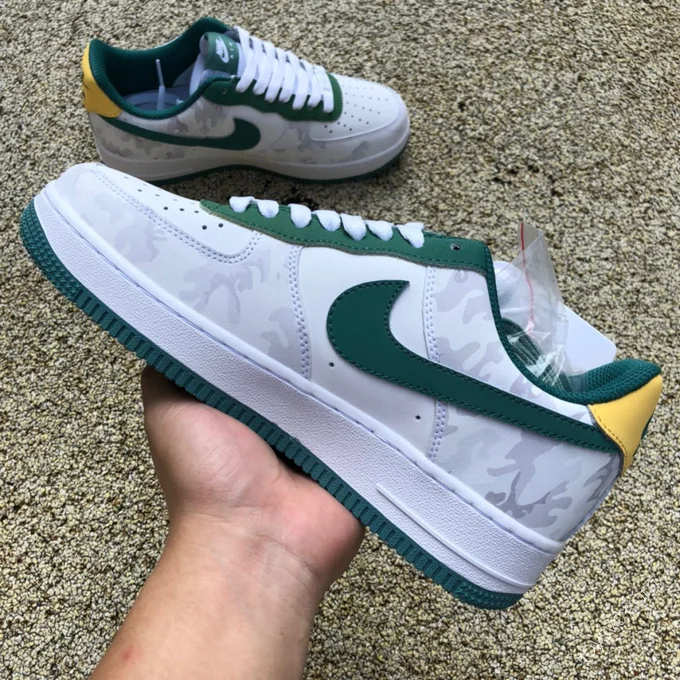 Nike Air Force 1 '07 White/Green/Yellow AF1234-009