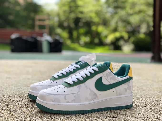 Nike Air Force 1 '07 White/Green/Yellow AF1234-009