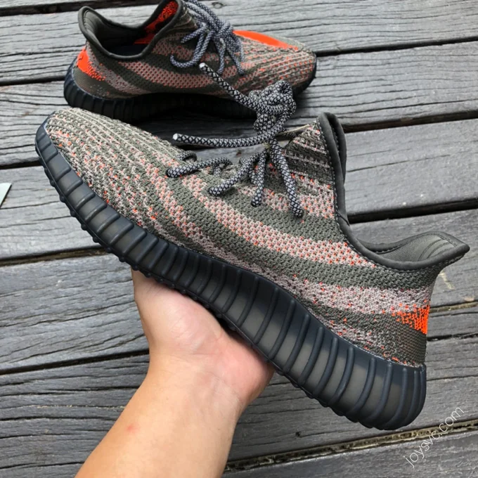 Adidas Yeezy Boost 350 V2 Black Grey Orange HQ7045