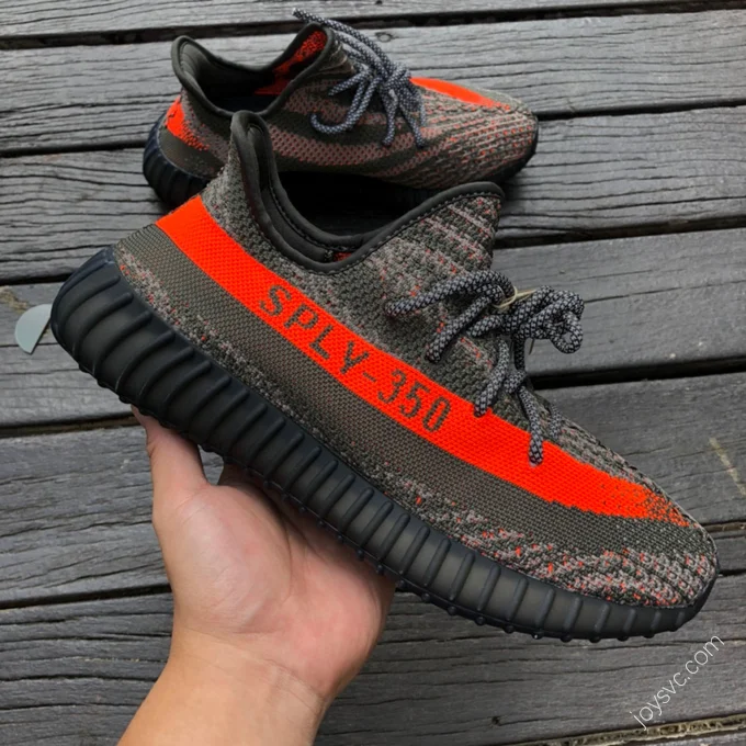 Adidas Yeezy Boost 350 V2 Black Grey Orange HQ7045