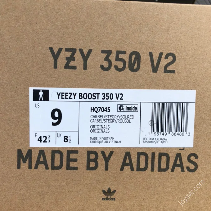 Adidas Yeezy Boost 350 V2 Black Grey Orange HQ7045