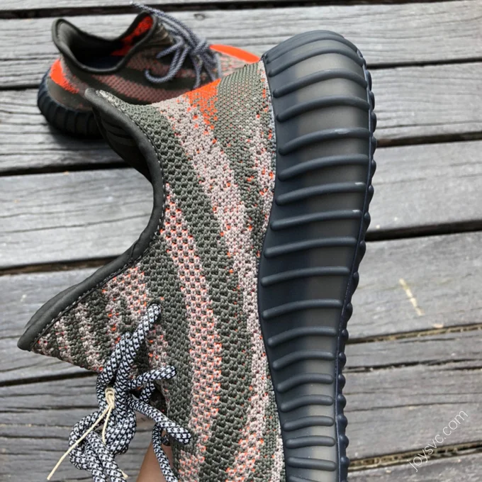 Adidas Yeezy Boost 350 V2 Black Grey Orange HQ7045