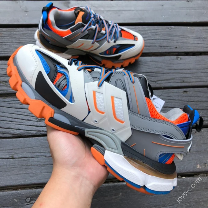 Balenciaga Track 3 Orange Blue Grey