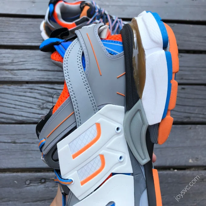 Balenciaga Track 3 Orange Blue Grey