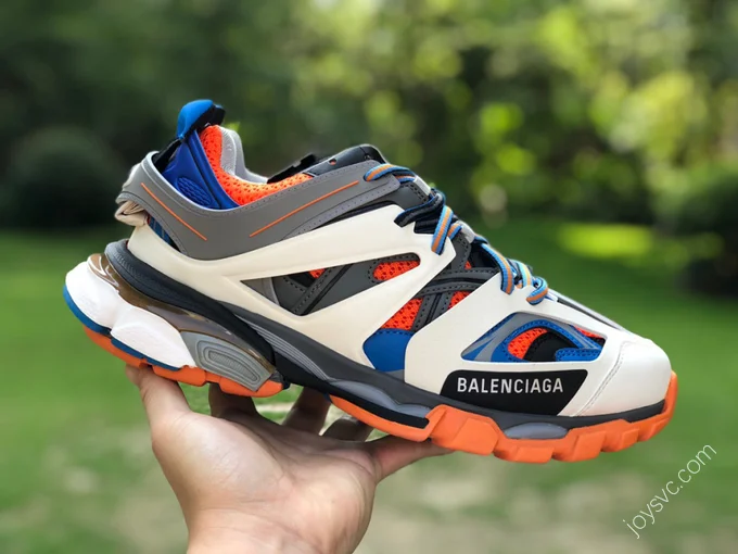 Balenciaga Track 3 Orange Blue Grey