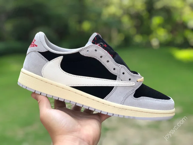 Travis Scott x Air Jordan 1 Low Gray Black DM7866-010