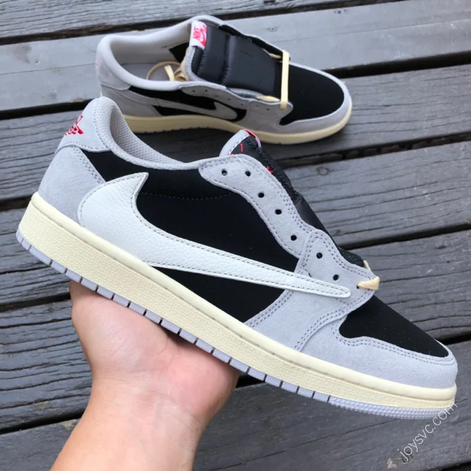 Travis Scott x Air Jordan 1 Low Gray Black DM7866-010