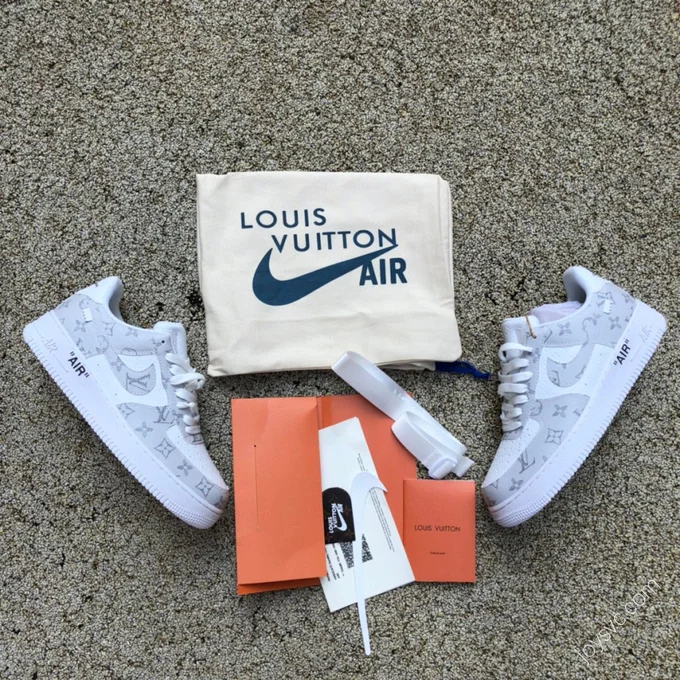 Louis Vuitton x Nike Air Force 1 x Off-White LD4631-201