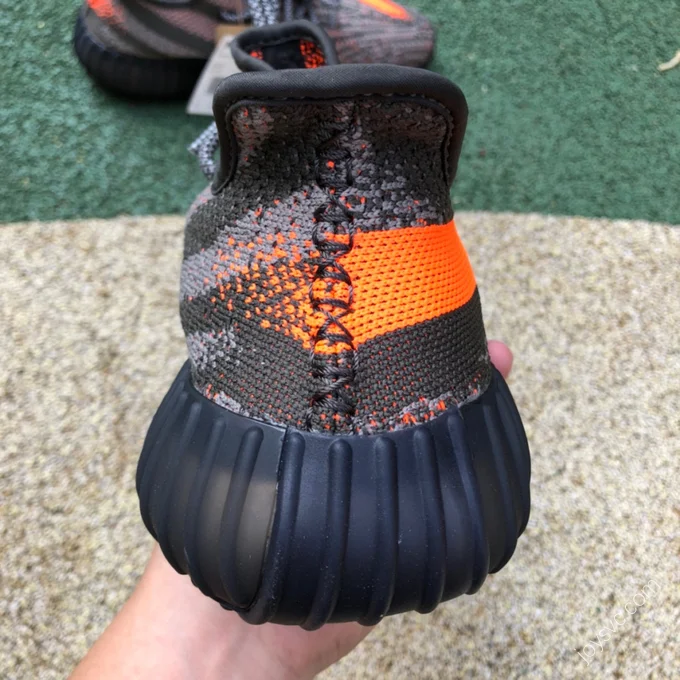 Adidas Yeezy Boost 350 V2 Black Grey Orange HQ7045