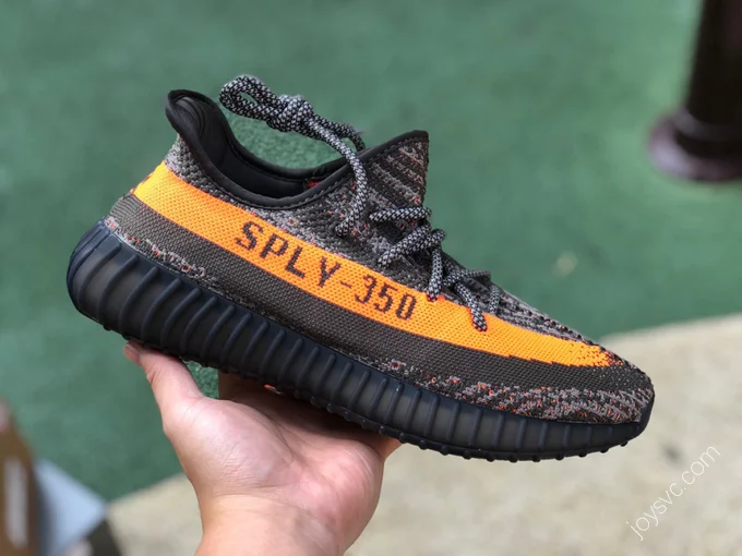 Adidas Yeezy Boost 350 V2 Black Grey Orange HQ7045