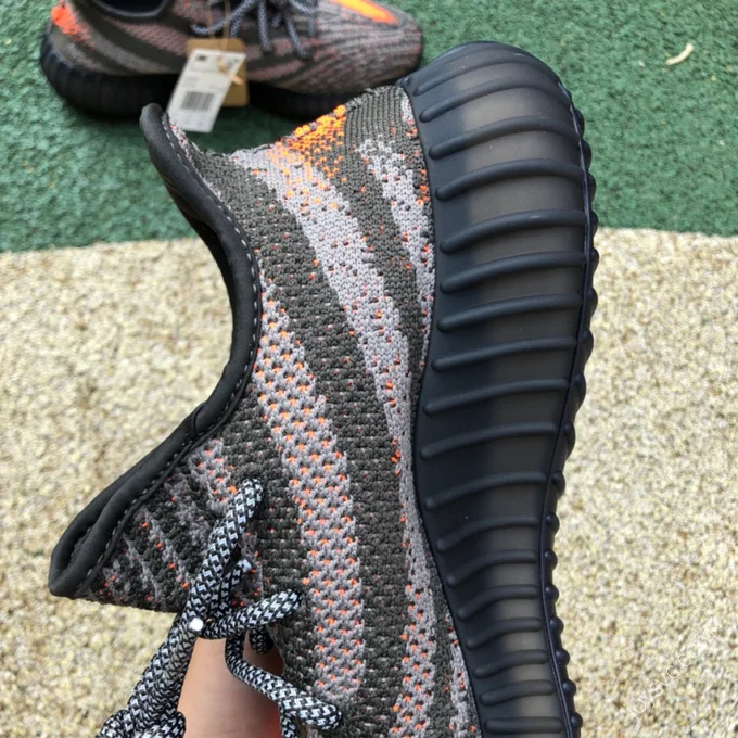 Adidas Yeezy Boost 350 V2 Black Grey Orange HQ7045