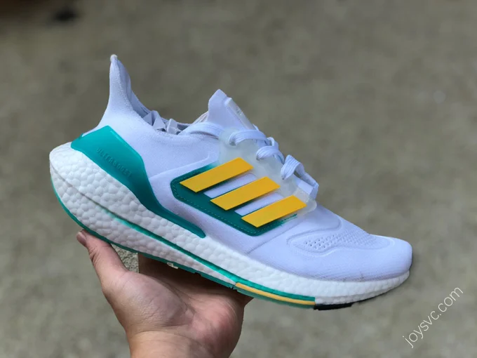 Adidas UltraBoost 22 Yellow Green White