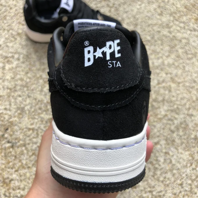 BAPE STA SK8 Black White