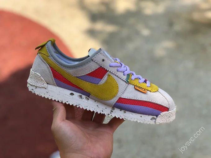 Union x Nike Cortez Beige Purple Yellow DR1413-100