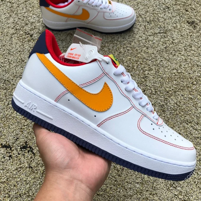 Nike Air Force 1 '07 White/Yellow/Red AF1234-010