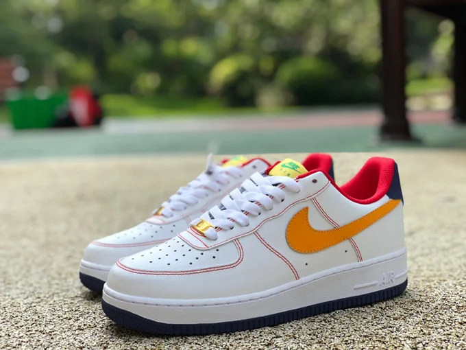 Nike Air Force 1 '07 White/Yellow/Red AF1234-010