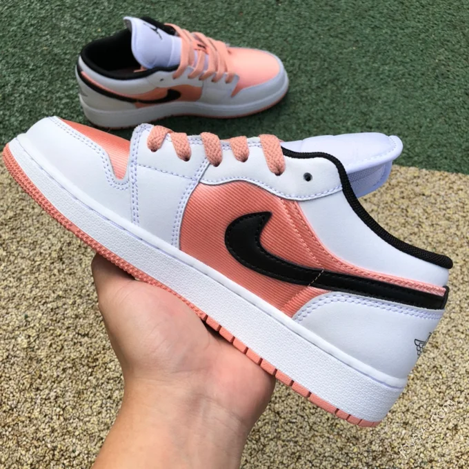 Air Jordan 1 Low Silk Rose Gold Women's Low-Top Sneaker DM8960-801