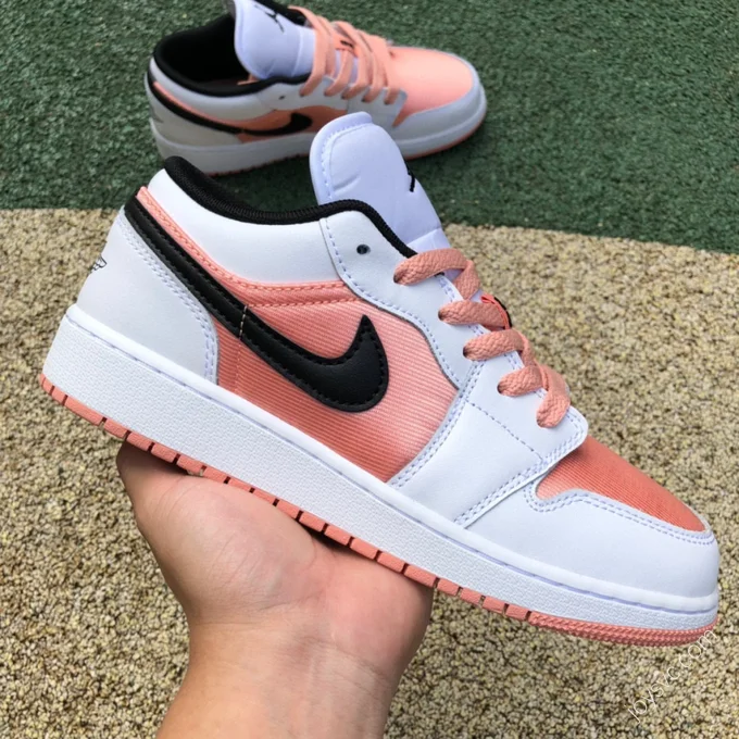 Air Jordan 1 Low Silk Rose Gold Women's Low-Top Sneaker DM8960-801