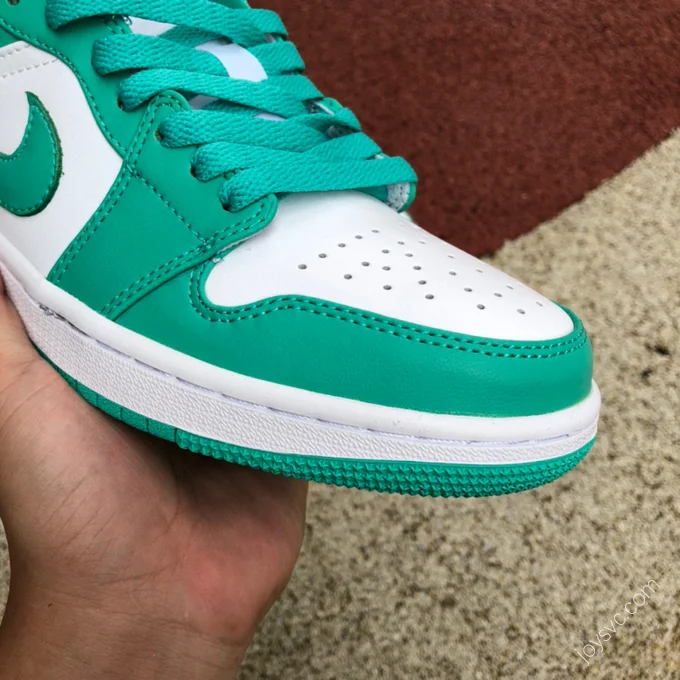 Air Jordan 1 Low White Green Sneakers DC0774-132