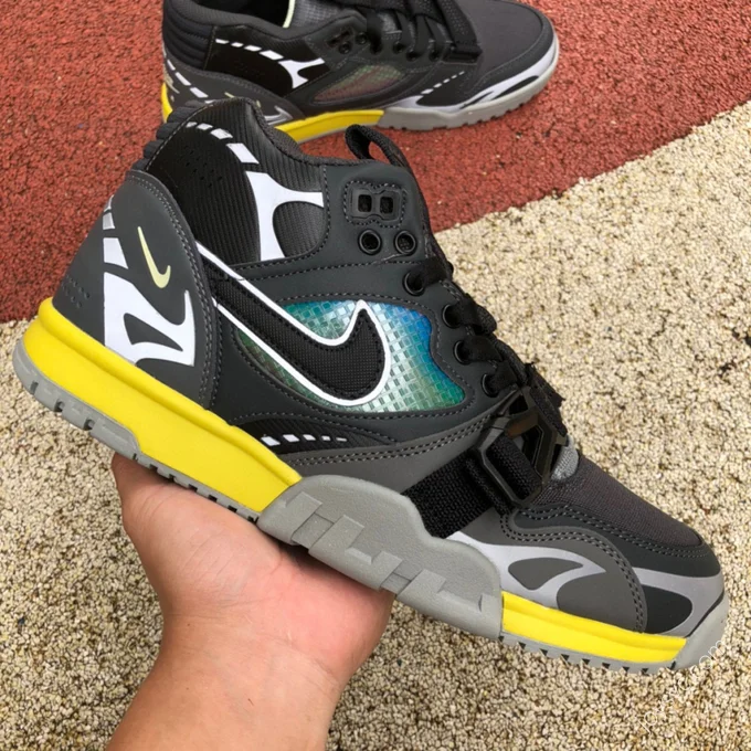 Nike Air Trainer 1 SP Black Grey Yellow Sneakers DH7338-001