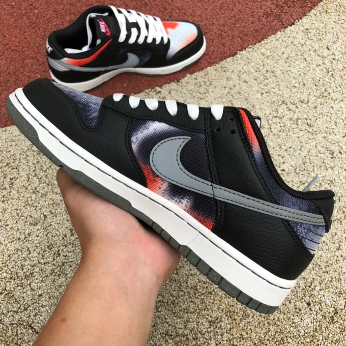 Nike Dunk Low Retro Black Red Graffiti DM0108-001