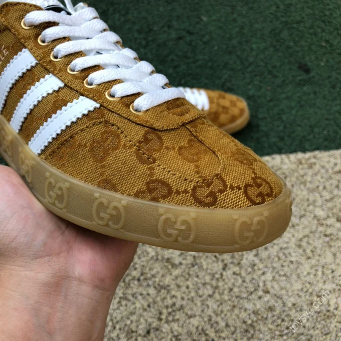 Adidas x Gucci Gazelle Brown White