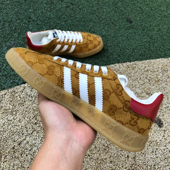 Adidas x Gucci Gazelle Brown White