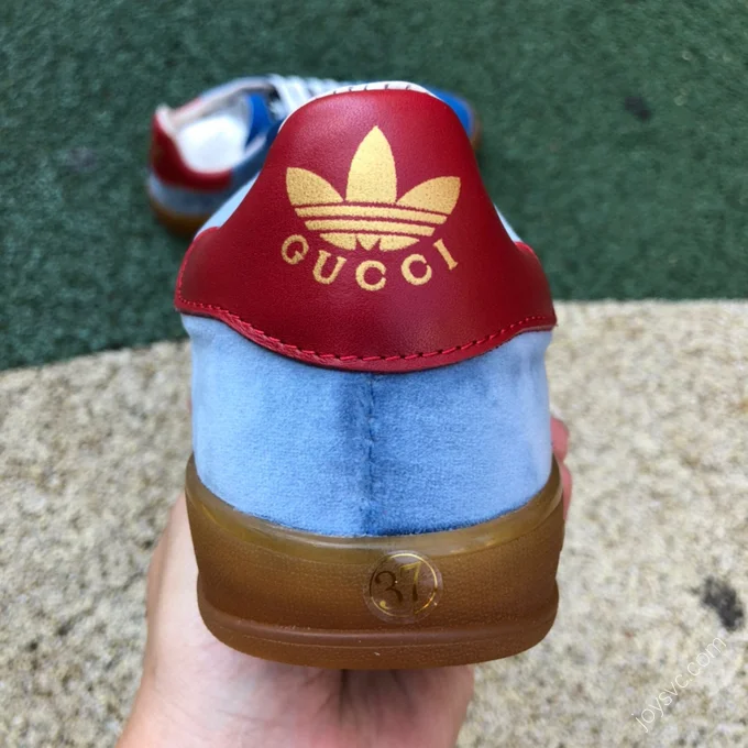 Adidas x Gucci Gazelle Brown Blue