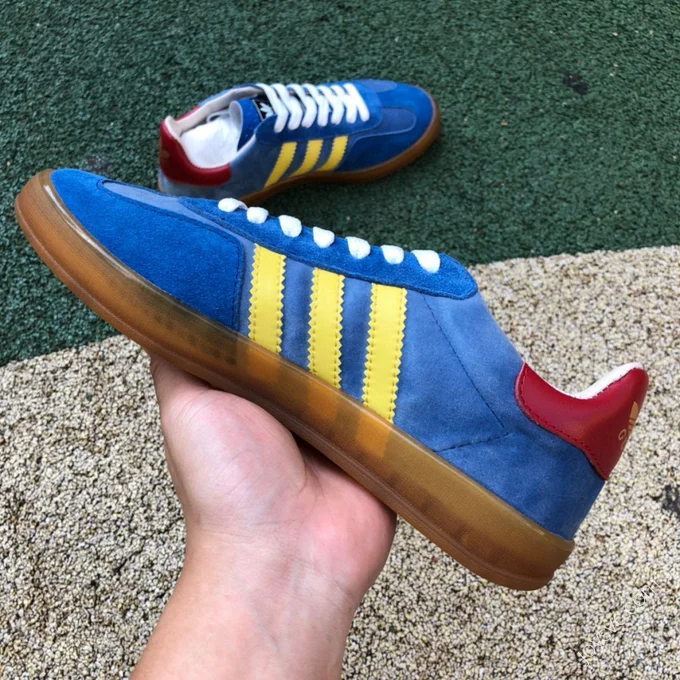 Adidas x Gucci Gazelle Brown Blue