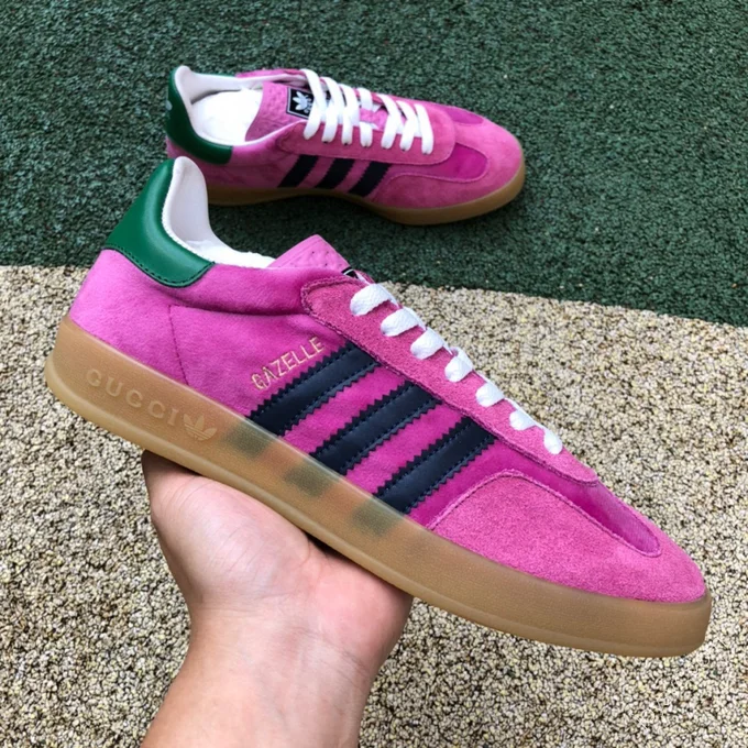 Adidas x Gucci Gazelle Pink