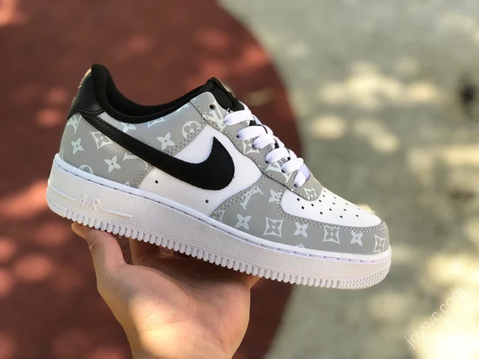 Nike Air Force 1 Low '07 White/Grey LV Print BQ8988-108