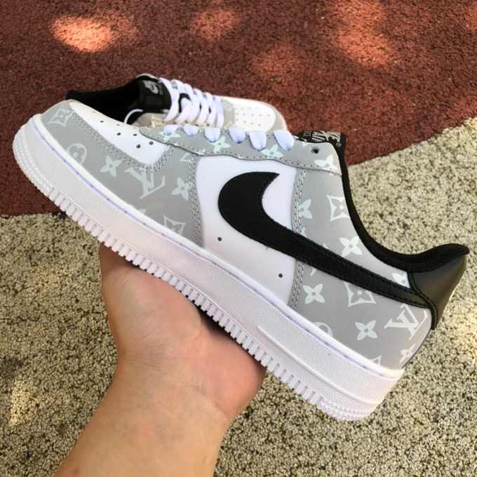 Nike Air Force 1 Low '07 White/Grey LV Print BQ8988-108