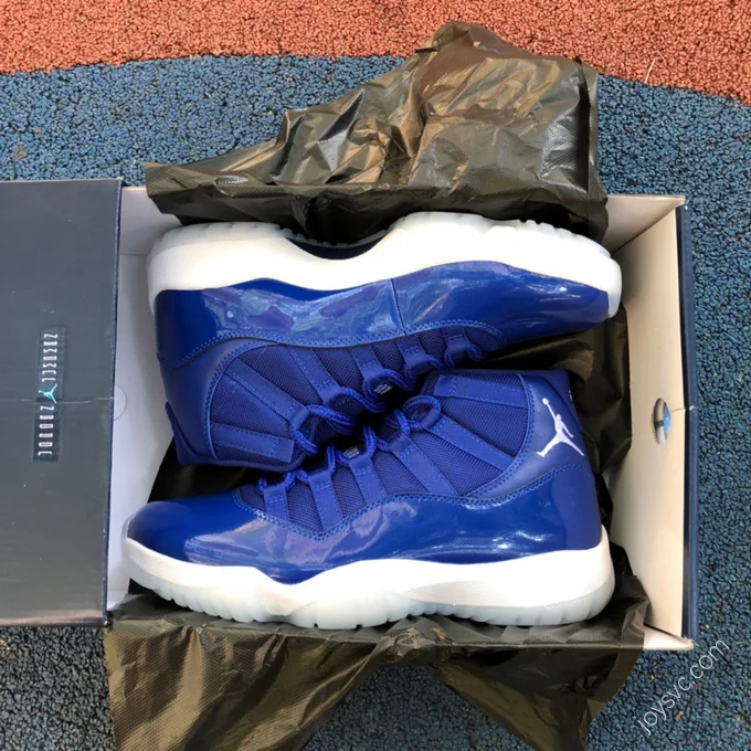 Air Jordan 11 Blue White Basketball Shoes AT7802-115