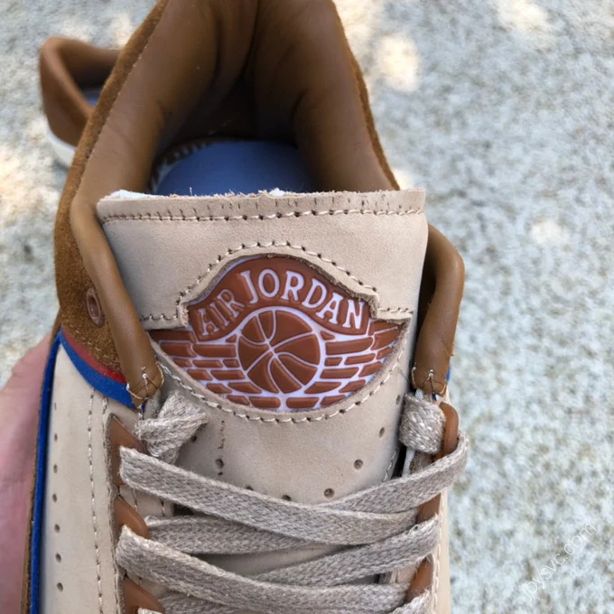 Titan x Air Jordan 2 Low WMNS Brown Low-Top Sneaker