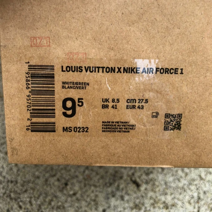 Louis Vuitton x Nike Air Force 1 x Off-White MS02