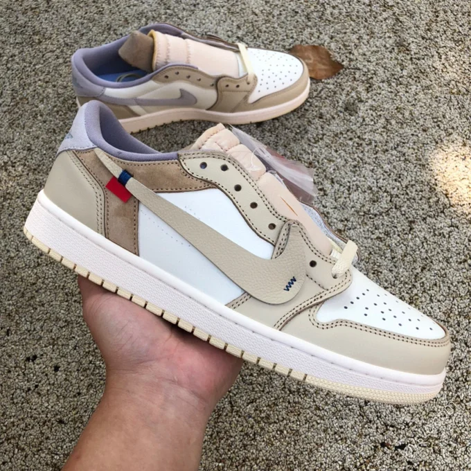 Travis Scott x Air Jordan 1 Low LV Low-Top Sneaker CZ0790-102