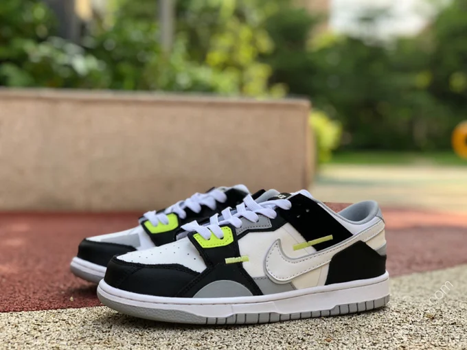 Nike Dunk Scrap Black White Green DC9723-001