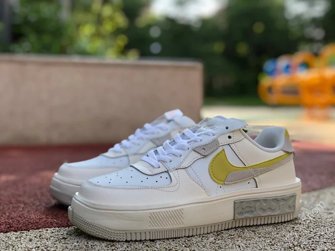 Nike Air Force 1 Fontanka Beige/Yellow DV6984-100