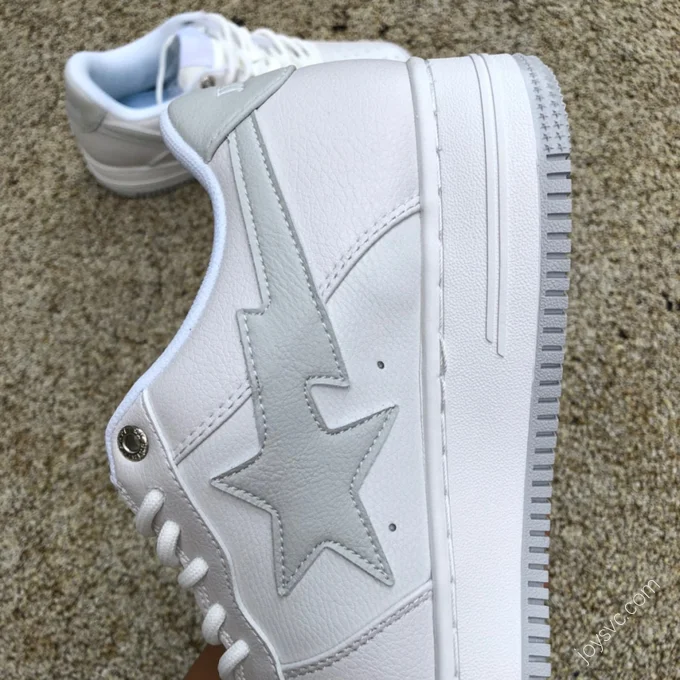 BAPE STA SK8 Silver White