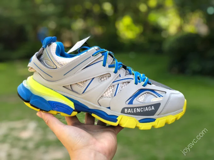 Balenciaga Triple S Yellow Blue Grey